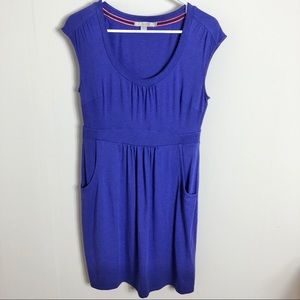 Boden Casual Weekend Dress Royal Blue Size 8